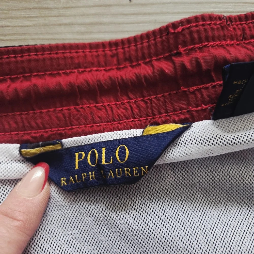 Black Polo‎ Ralph Lauren Swim Trunks Mens 2XB Red Pony